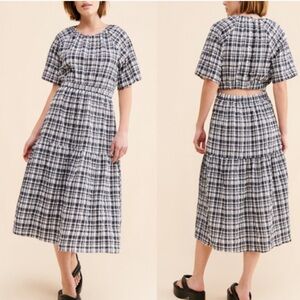 Anthropologie Just Female Hamilton Midi Dress
Large Gingham Lightweight Cottage